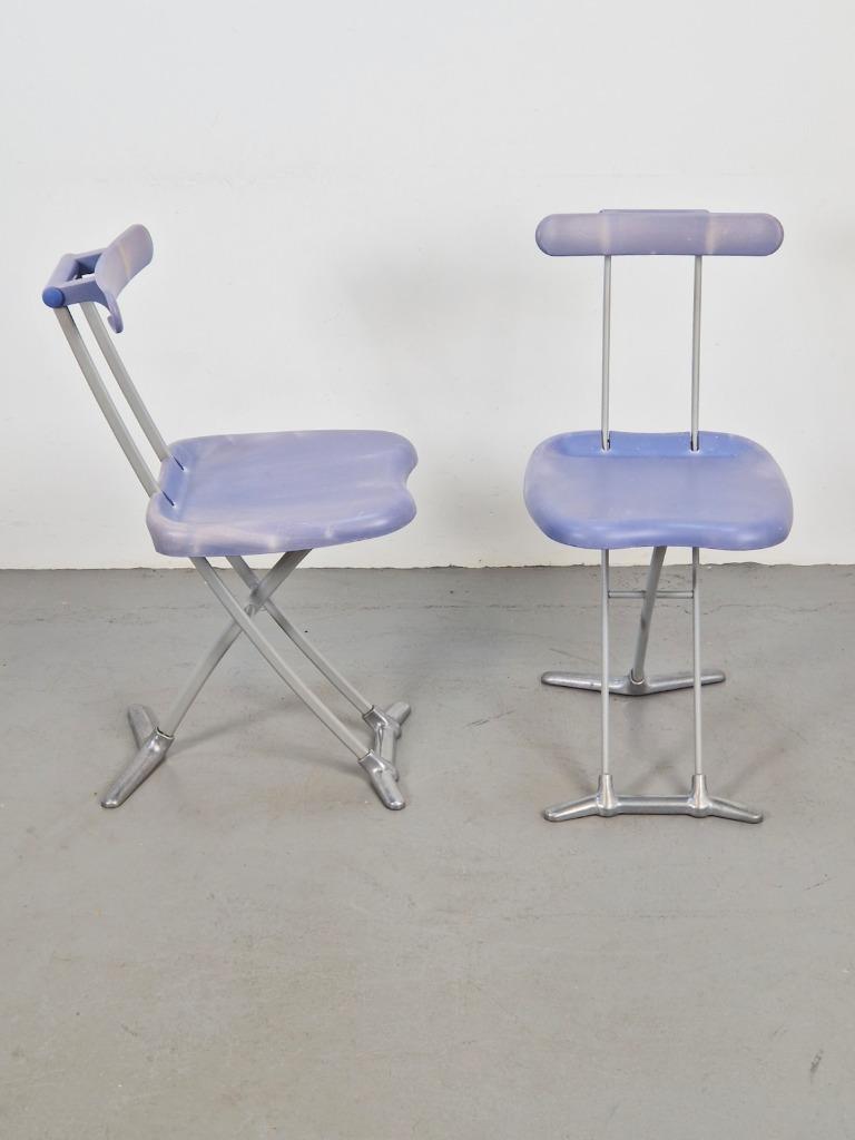 Set 2 Toshiyuki Kita Rondine Klapstoelen Magis Italië ‘90 image 3