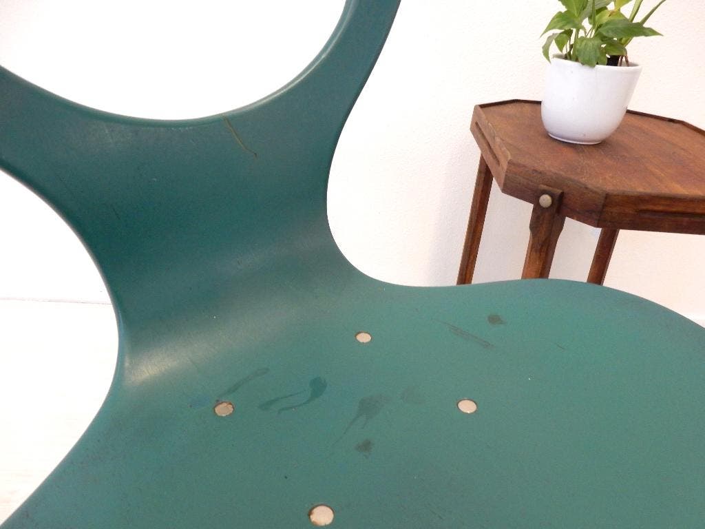 Vintage Eetkamerstoel Jaren 60/ 70 Design Plywood Benze image 10