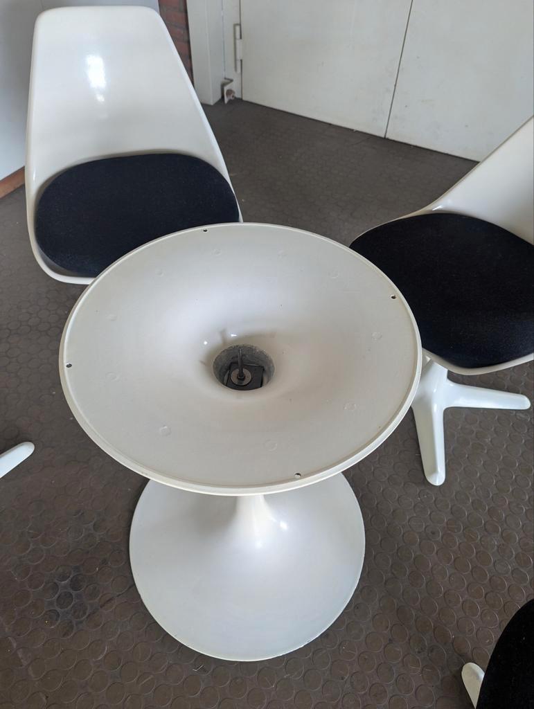 5 Vintage Arkana Tulipe Stoelen- Maurice Burke image 8