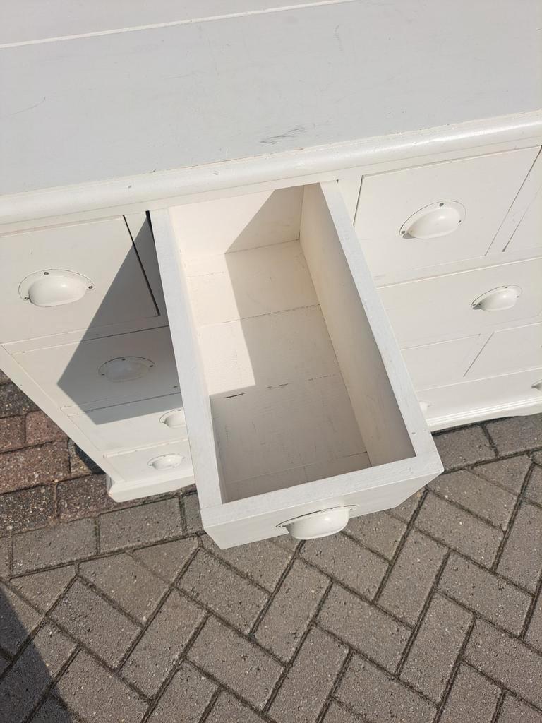 Wit Grenen Ladekast Commode 13 Lades image 12