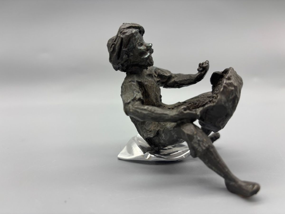 Bronzen Figuur Marktkoopman image 2