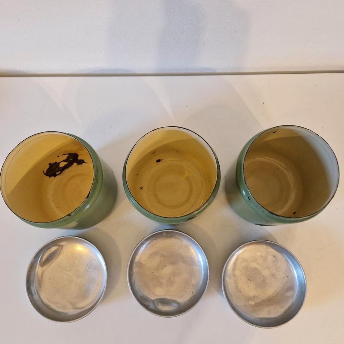 Emaille Koffie Thee Suiker Bussen image 6
