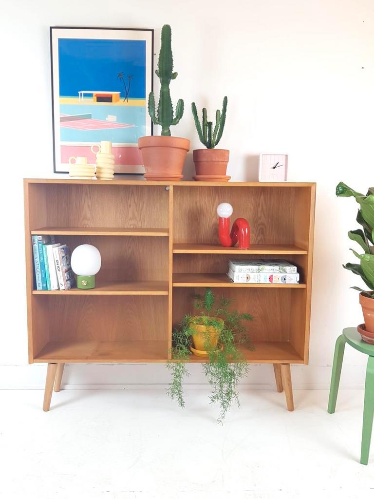 Vintage Eilen Fineer Brouer Kast | Boeken Kast image 3