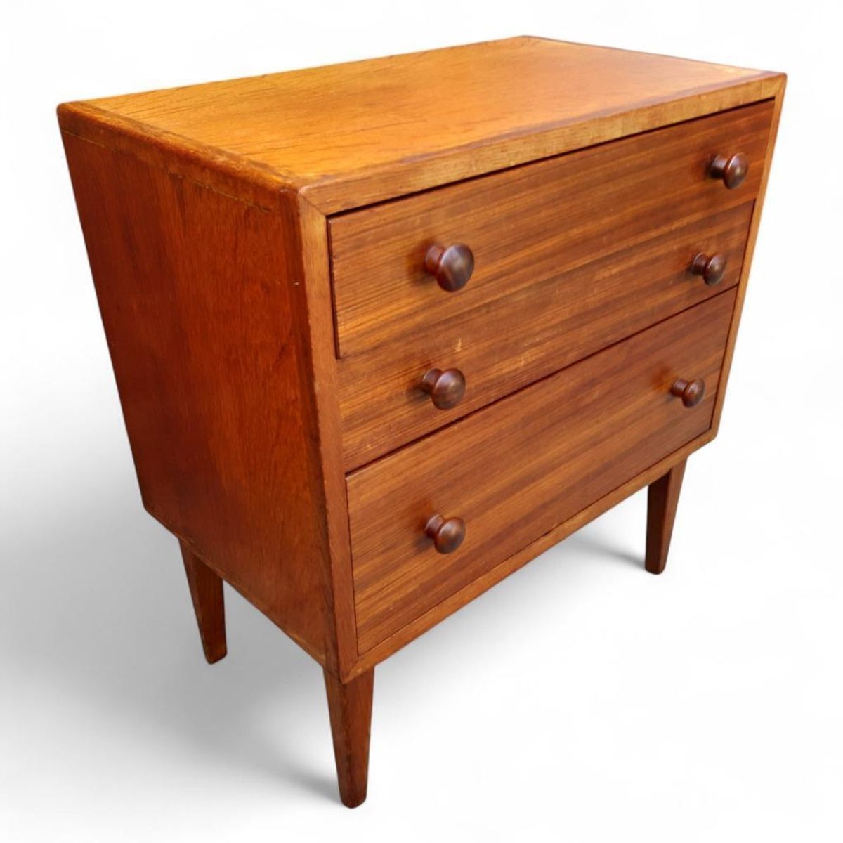 Vintage Design Ladekastje, Massief Hout H63b59d34cm image 4