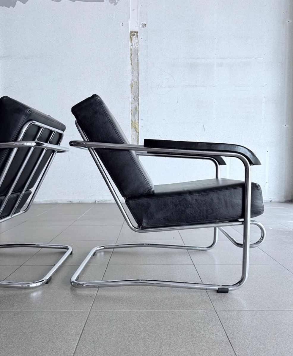 2x Vintage Lounge Chair By Enrico Prampolini For Cova Milano image 20