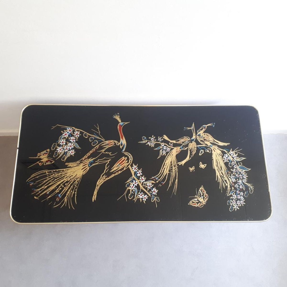 Jaren 50 Vintage Salontafel Fifties Pauw Coffeetable Tafel image 9