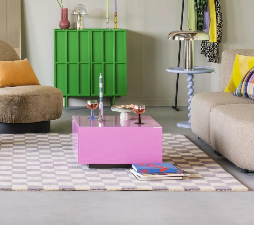 HKLIVING | Mirror Block Salontafel - Hot Pink image 3