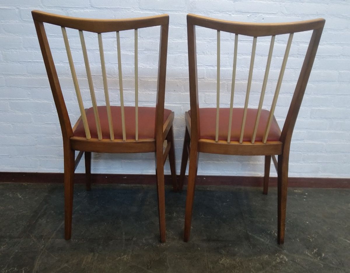 2 Vintage Design Stoelen '60 image 3