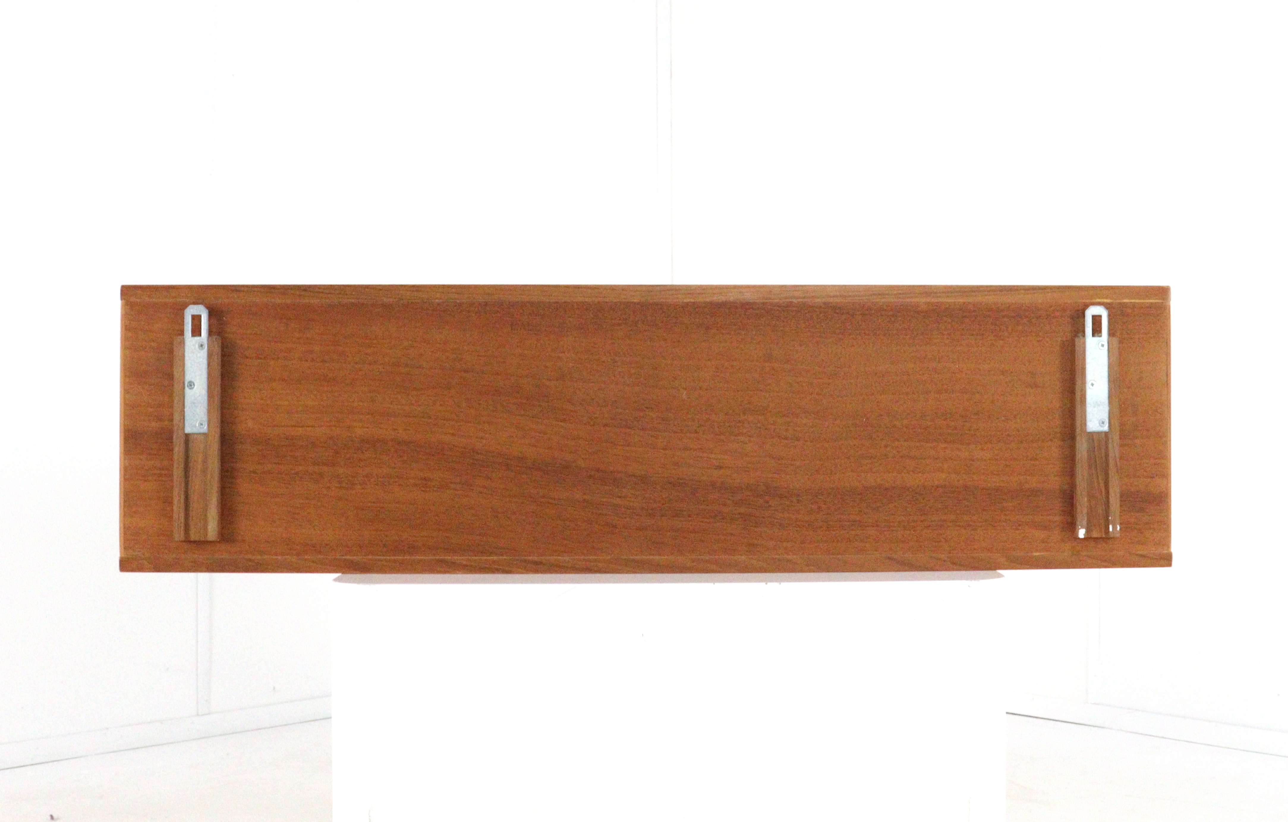 Deens Massief Teak Wandplank Vintage image 14