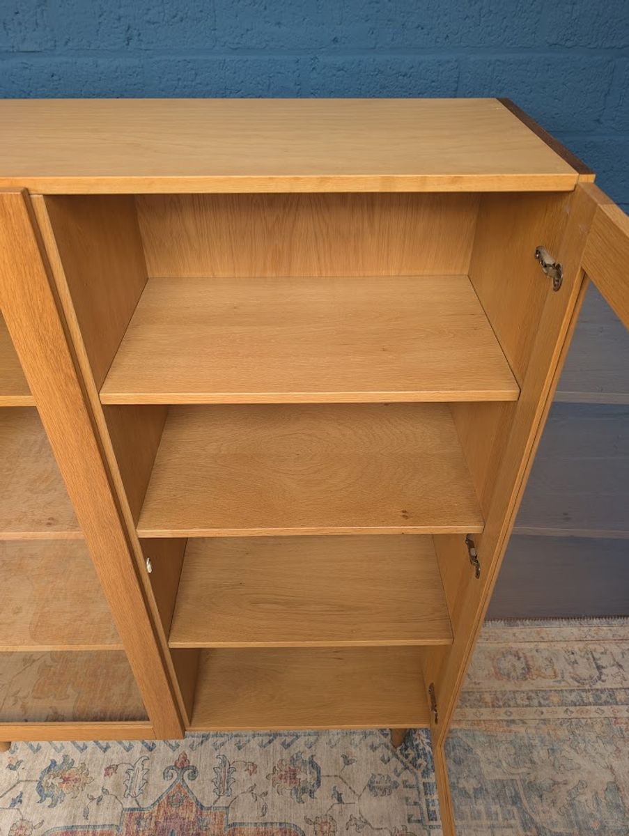 Vintage Eiken Vitrinekast, Deens Design image 8