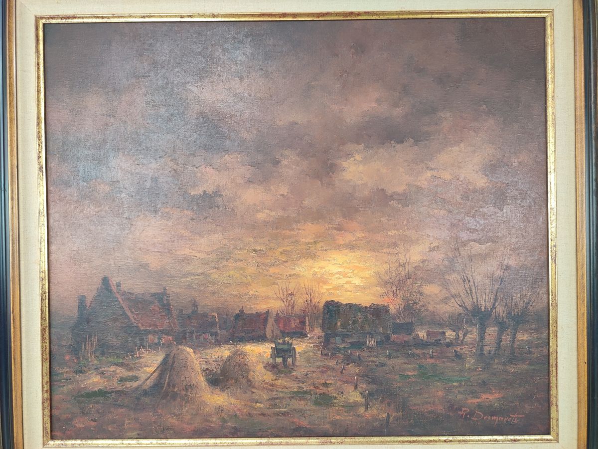 Robert Desmarets - De Boerenbuiten Bij Zonsondergang image 2