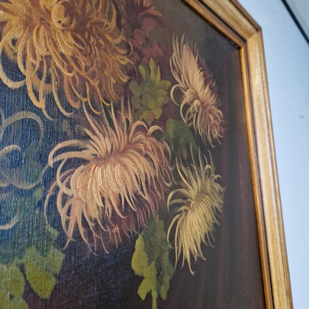Olieverf Op Doek B Sluiter Schilderij Chrysanten Op Vaas image 8