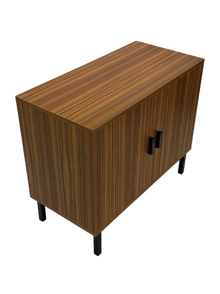 Vintage Kastje Compact Plak Fineer Jaren 70 Design image 16