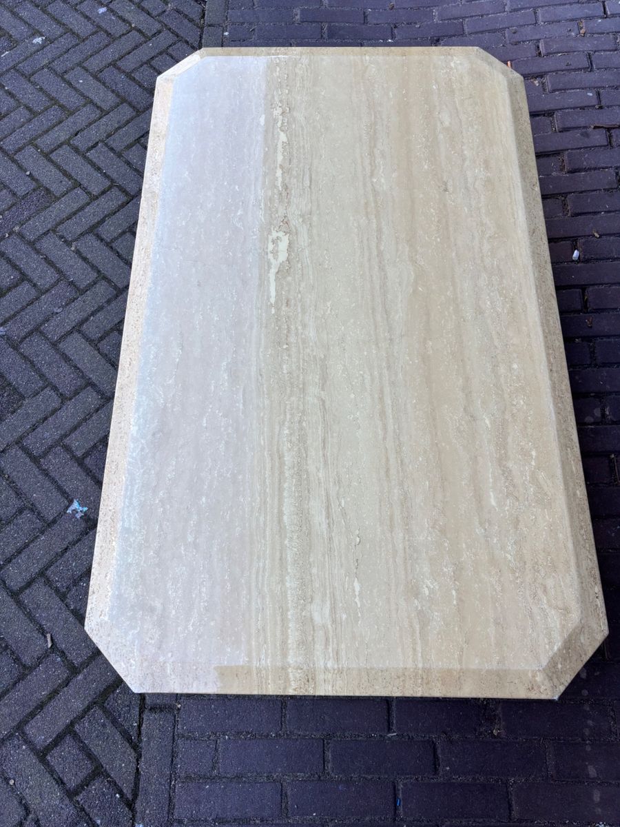 Vintage Travertin Salontafel image 4