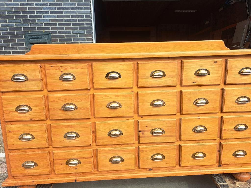Hand Gemaakte Grenen Ladekast 24 Lades image 3