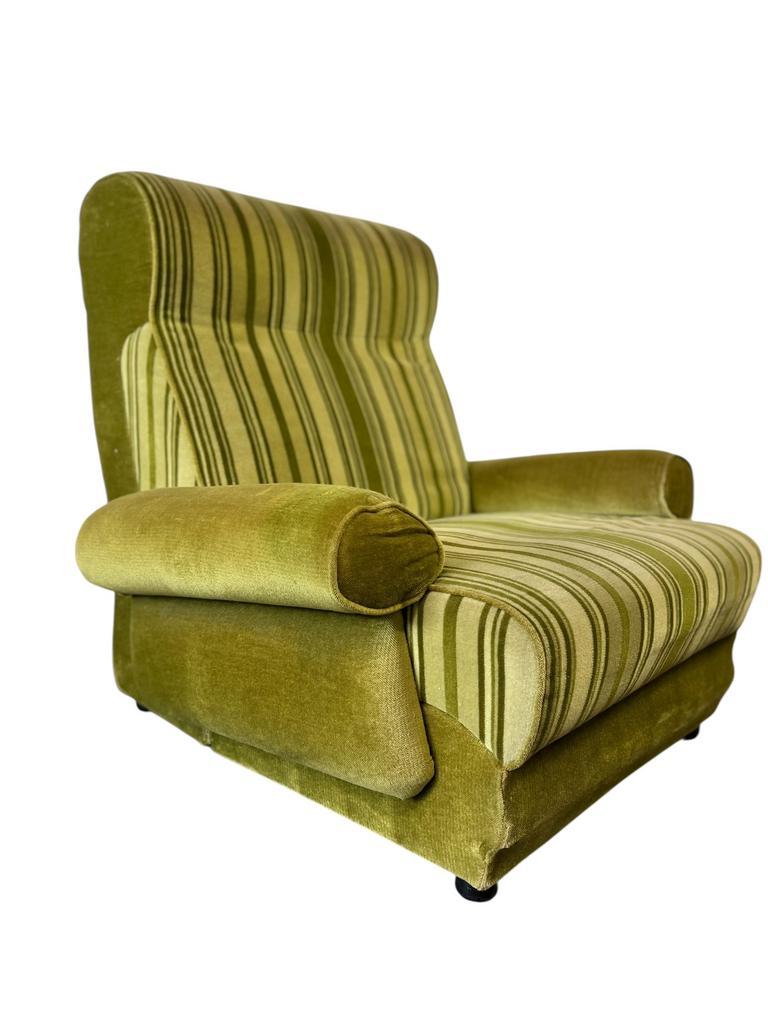 Vintage Groene Eenzit / Zetel / Fauteuil image 5