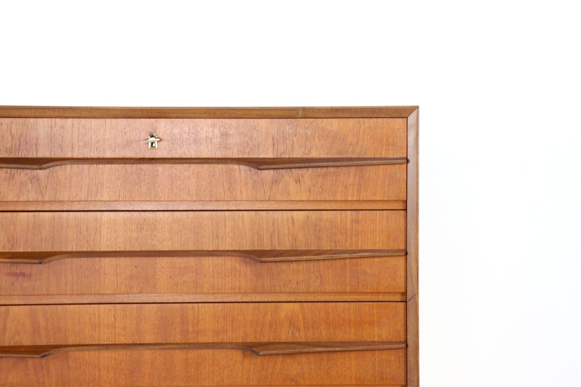 Vintage Hoge Ladekast 'olsted' Deens Design image 9