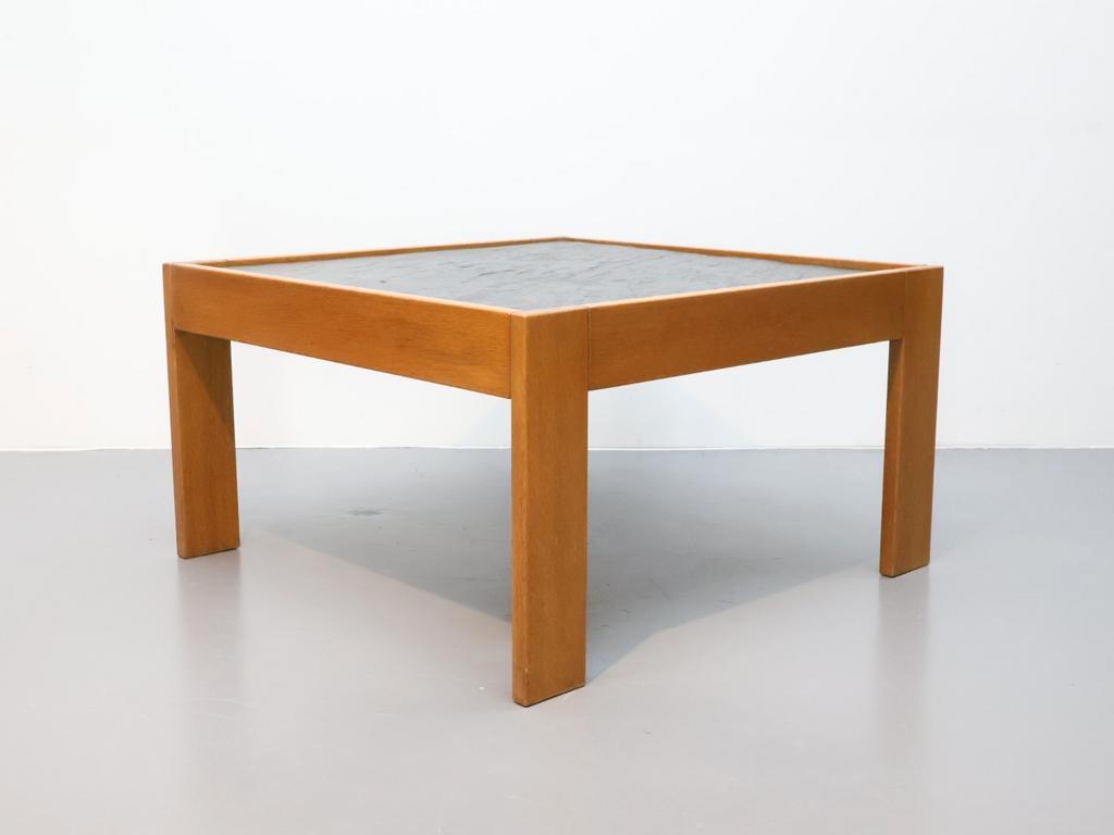 Vintage Salontafel | Leisteen | Eiken Frame image 14