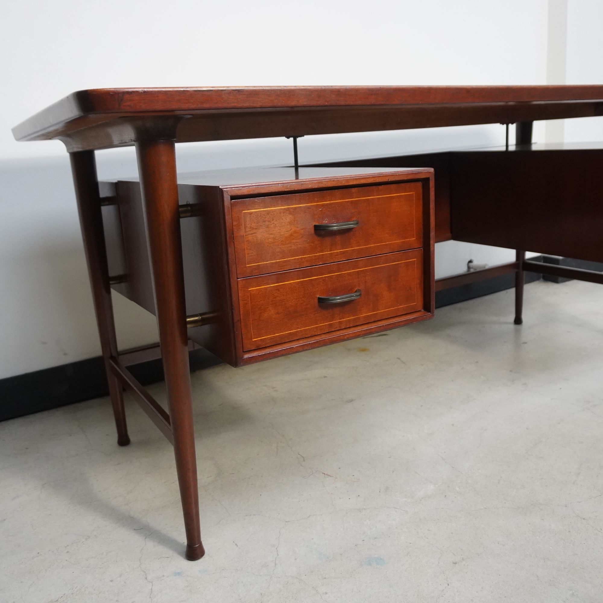 Teak Executive Desk By Formule Meubelen, 1960s image 4