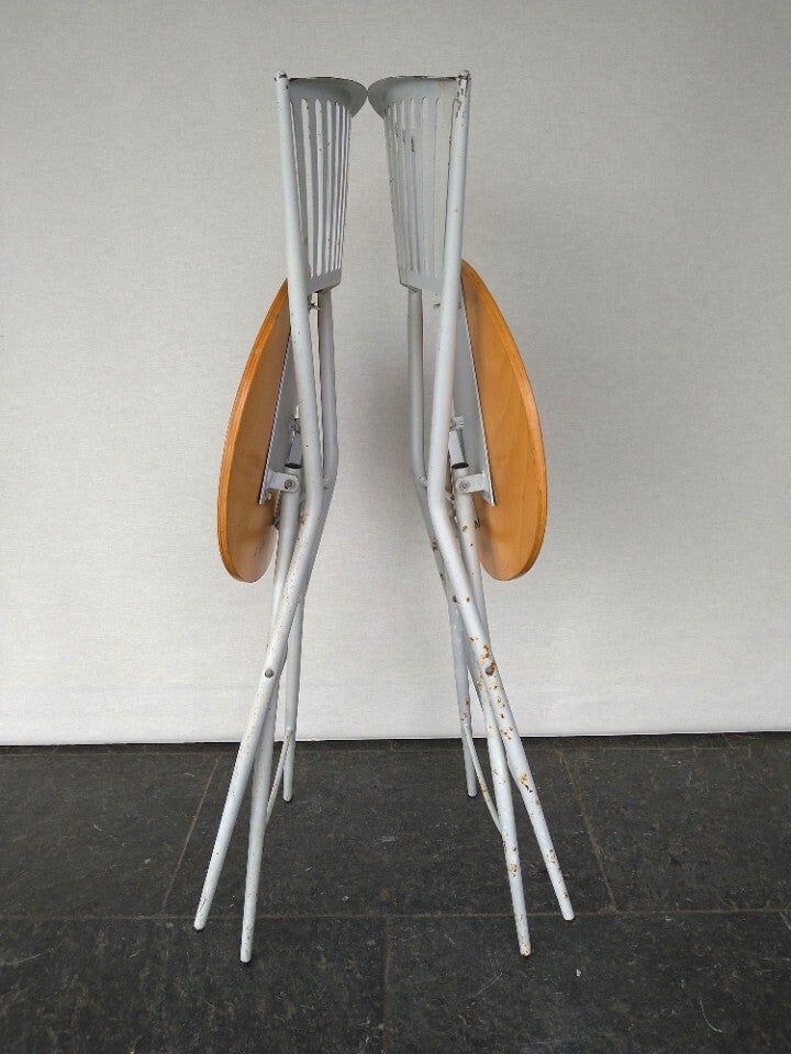 2x Vintage Folding Chairs From Fly Line (set) image 10