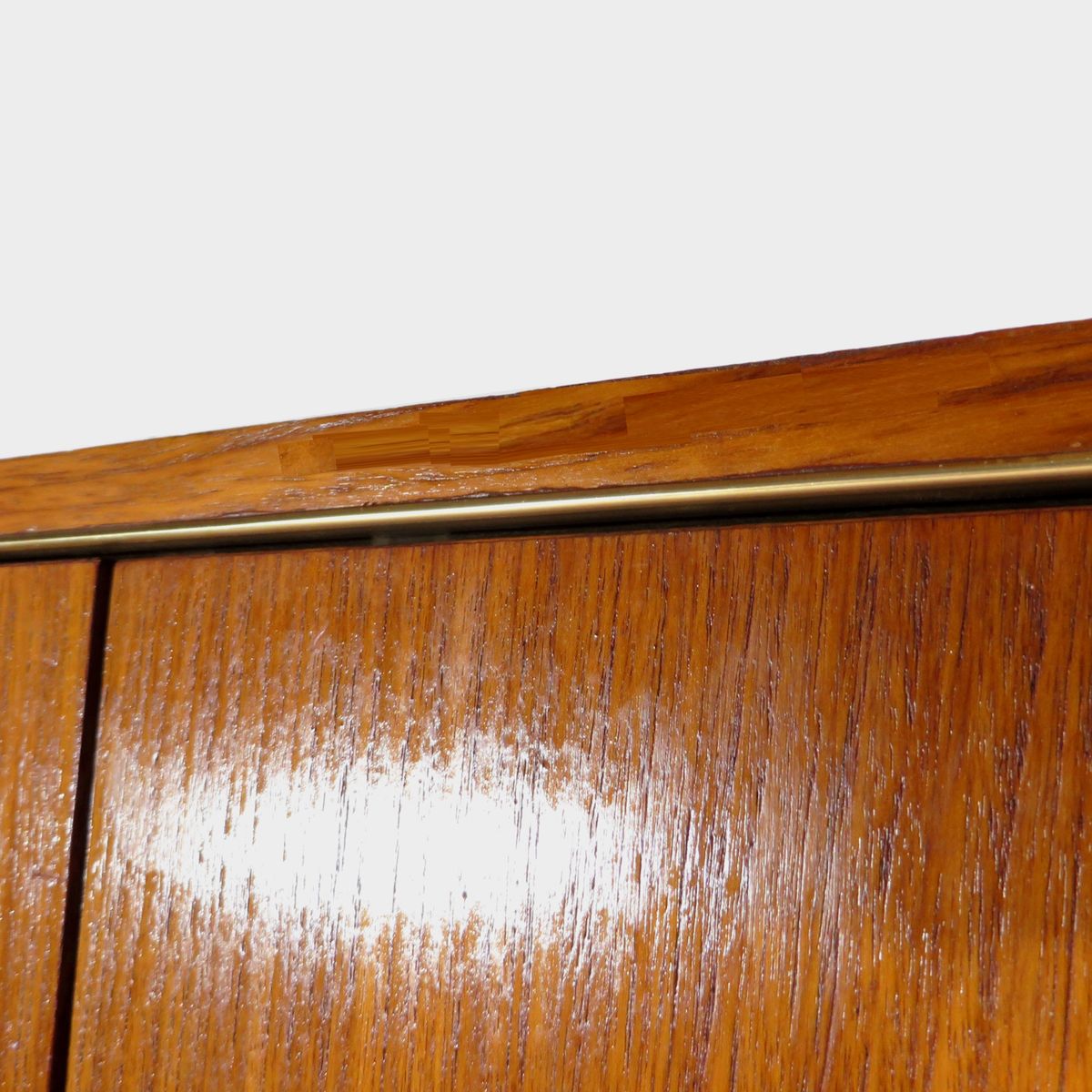 Grote 5-deurs Vintage Design Kledingkast In Teak, Jaren 60 image 8