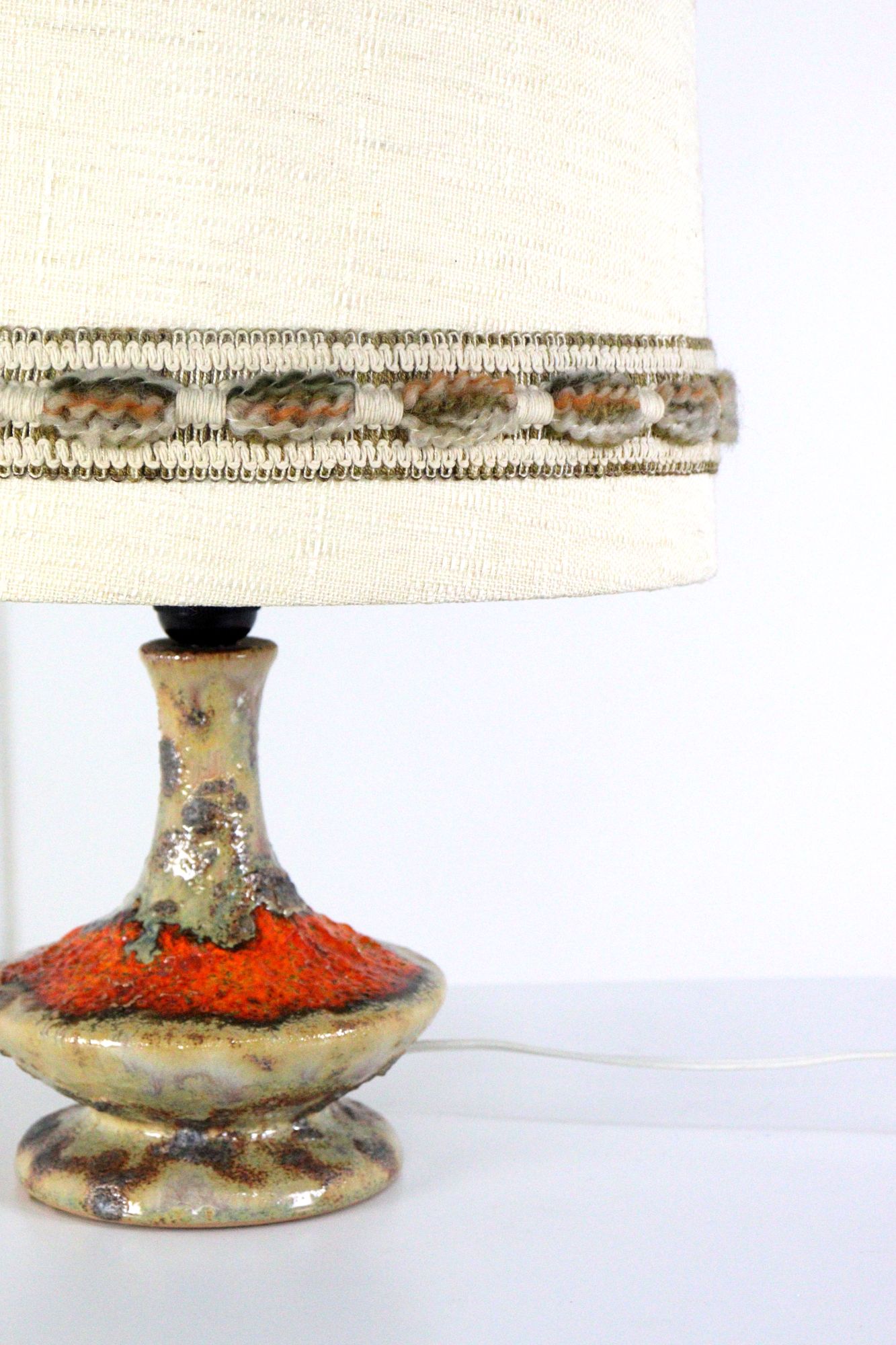 West Germany Tafellamp Keramiek Lamp Vintage image 13