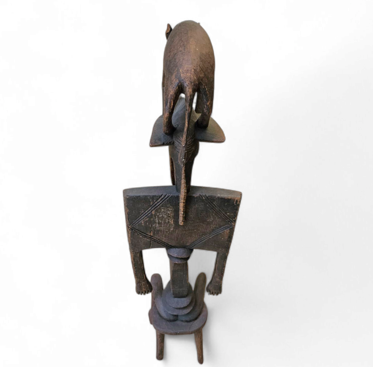 Wooden / Dogon / African Figure Sculpture / 1960s image 3