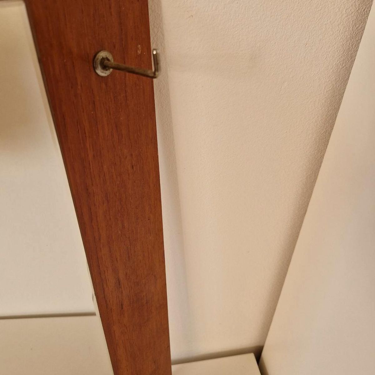 Vintage Spiegel Wandspiegel Teak Jaren 60 Sleutelkastje image 2