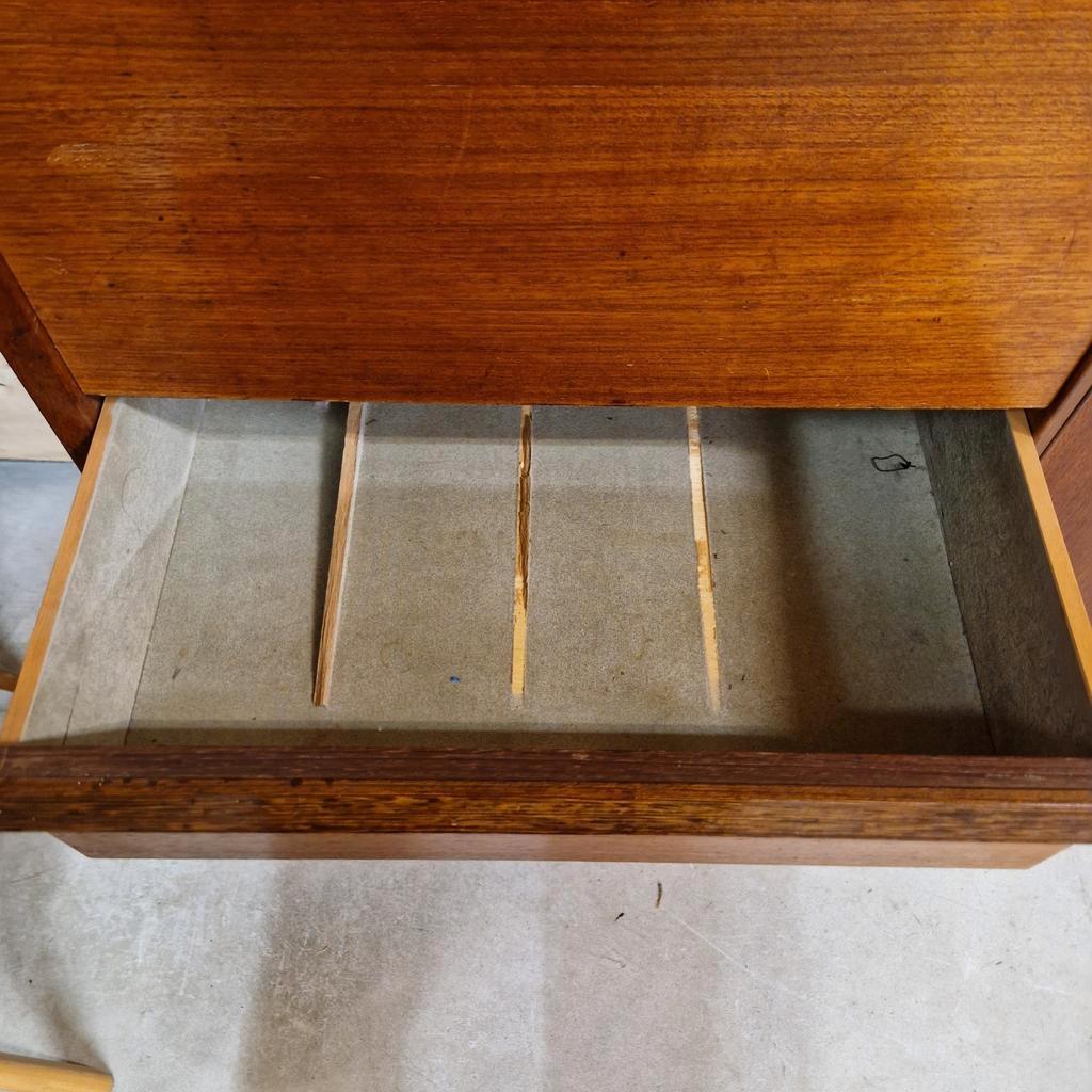 Vintage Kast Highboard Hilker Wandkast Dressoir Bar Bureau image 16