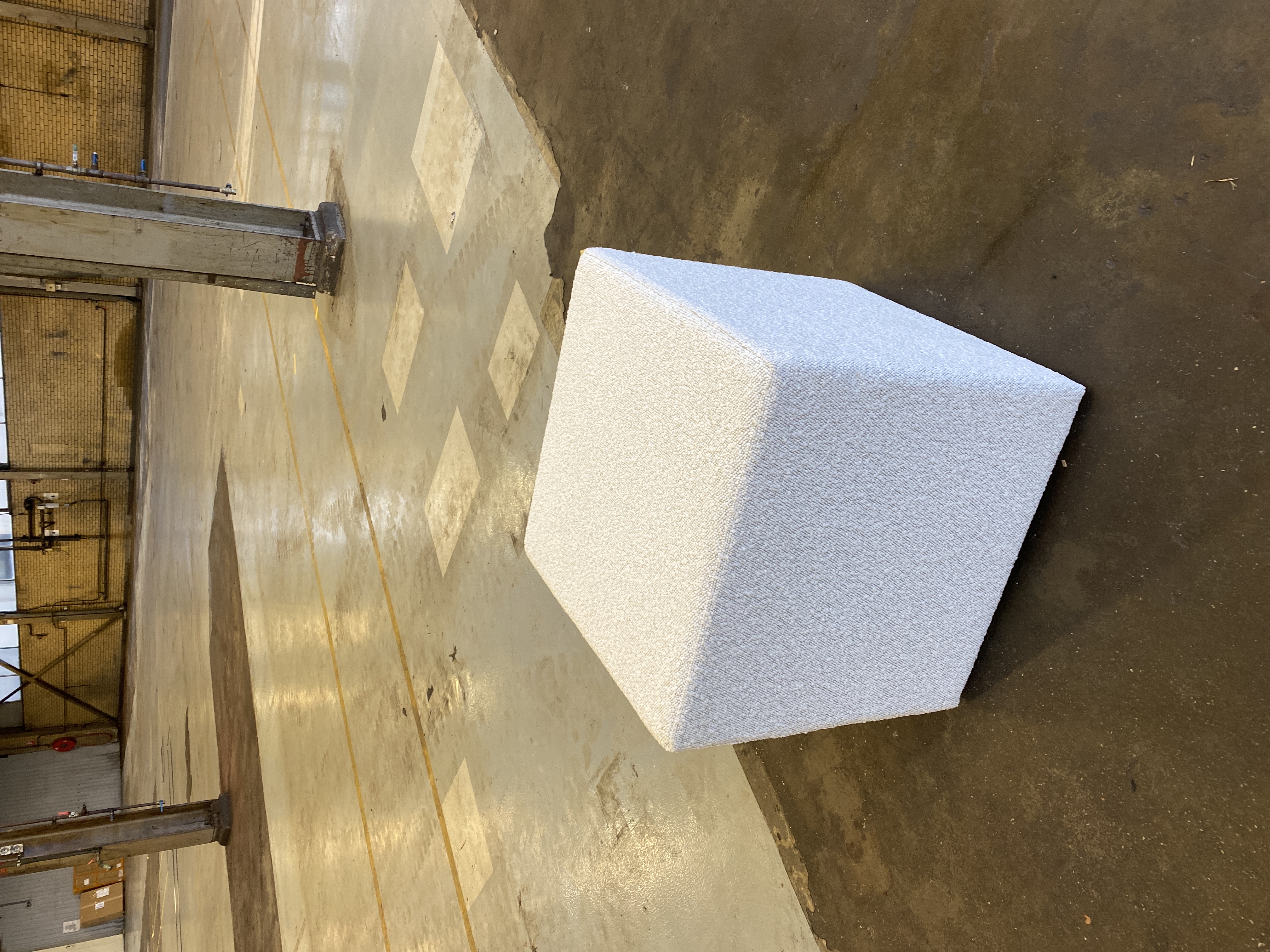 101 Copenhagen | Firkant Stool - Off White image 2