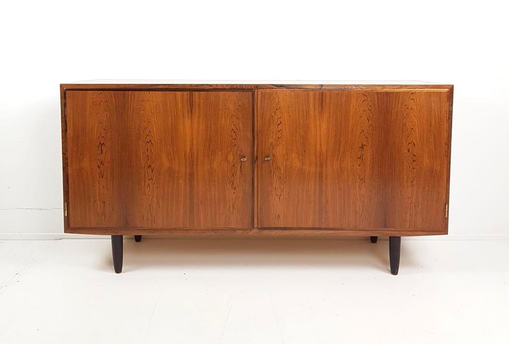 Vintage Deens Dressoir Palissander Hout Kast image 6
