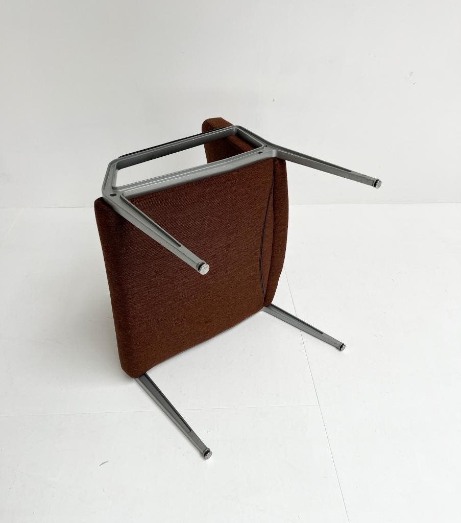 Fauteuil Met Voetenbank Toegeschreven Aan Gispen, 1960's image 13