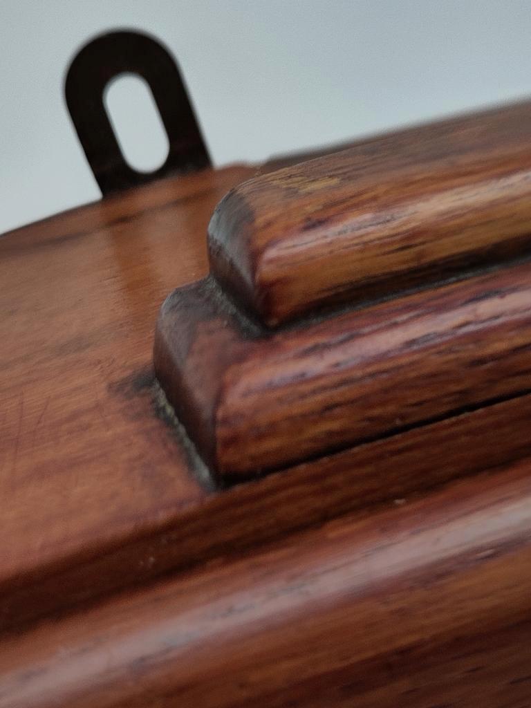 Vintage Houten Art Deco Kastje Medicijnkastje Hout image 7