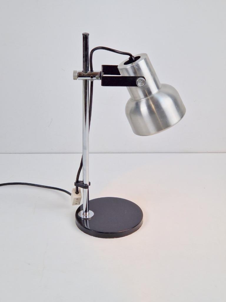 Vintage Anvia Alu Bureaulamp Hoogervorst '60 Mid Century image 5