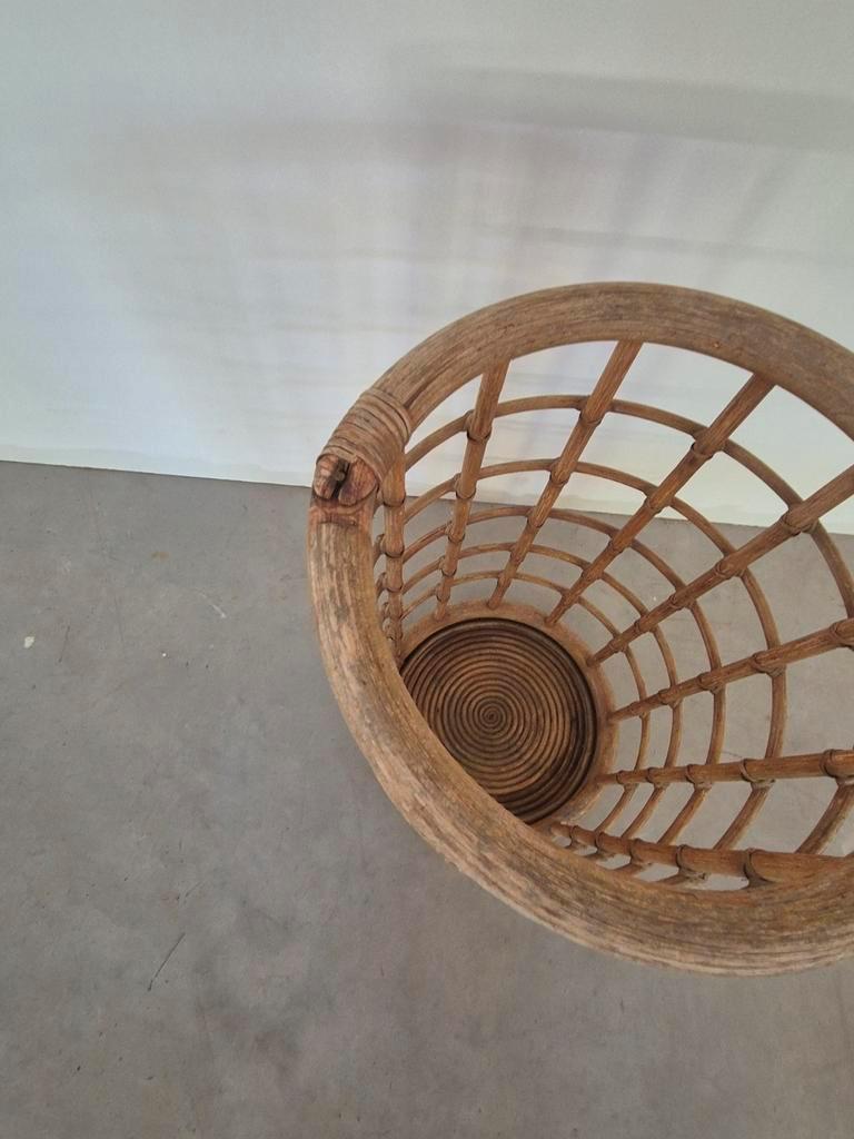 Mid Century Bamboo Rotan Paraplubak image 6