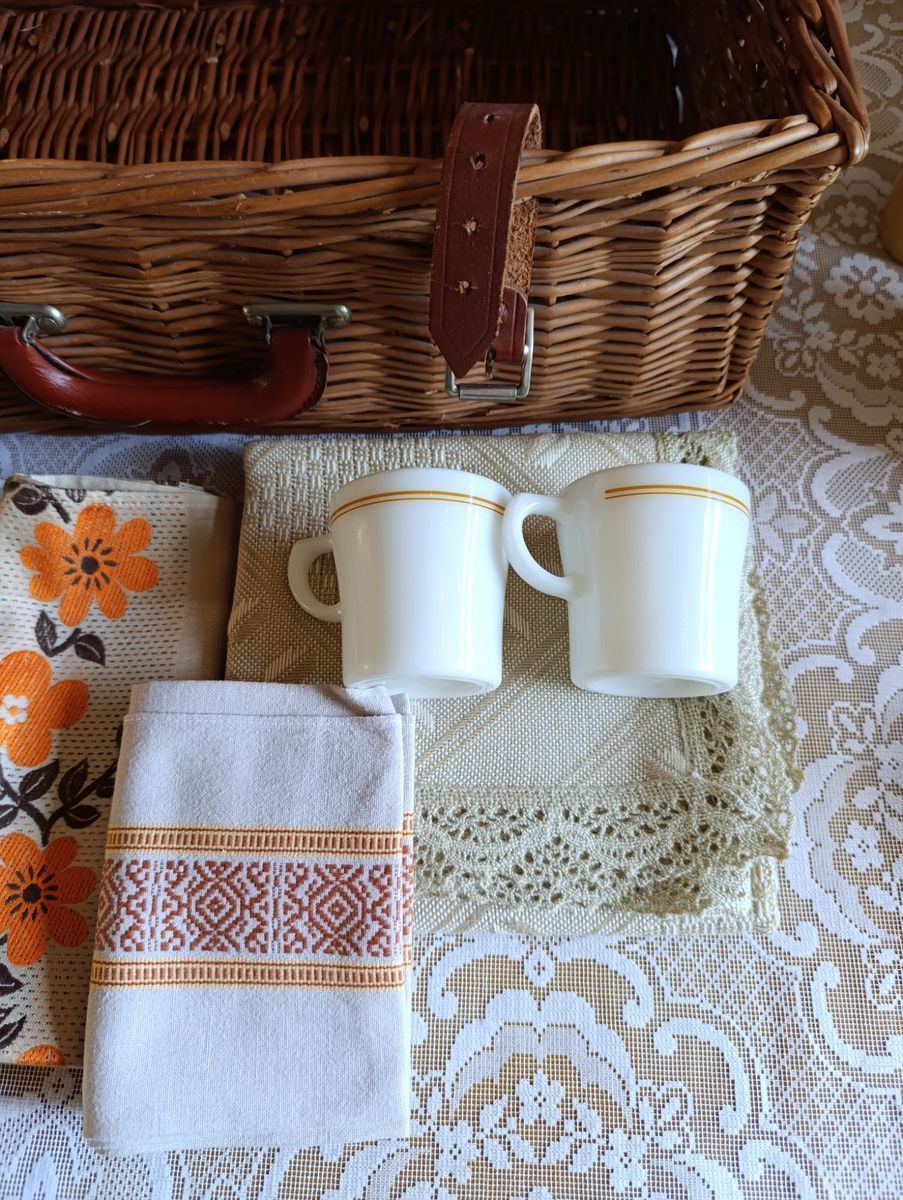 Vintage Picknickmand Van Optima England, Uniek & Duurzaam Gerestyled image 15