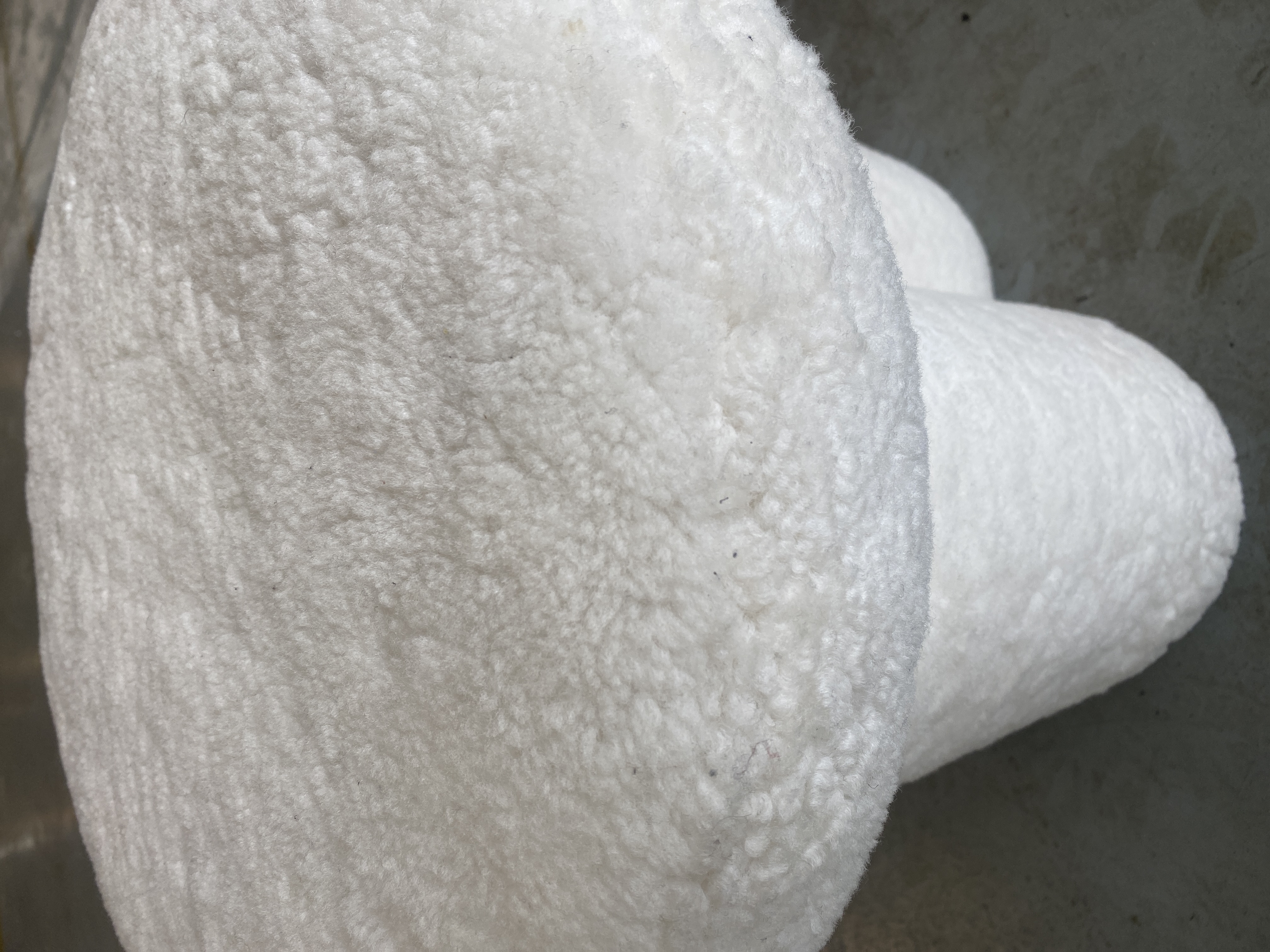 101 Copenhagen | Big Foot Stool - White Sheepskin image 4