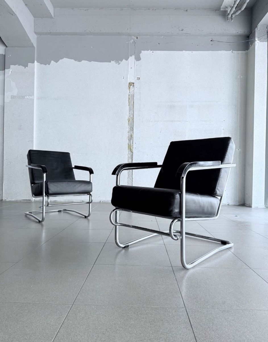 2x Vintage Lounge Chair By Enrico Prampolini For Cova Milano image 4
