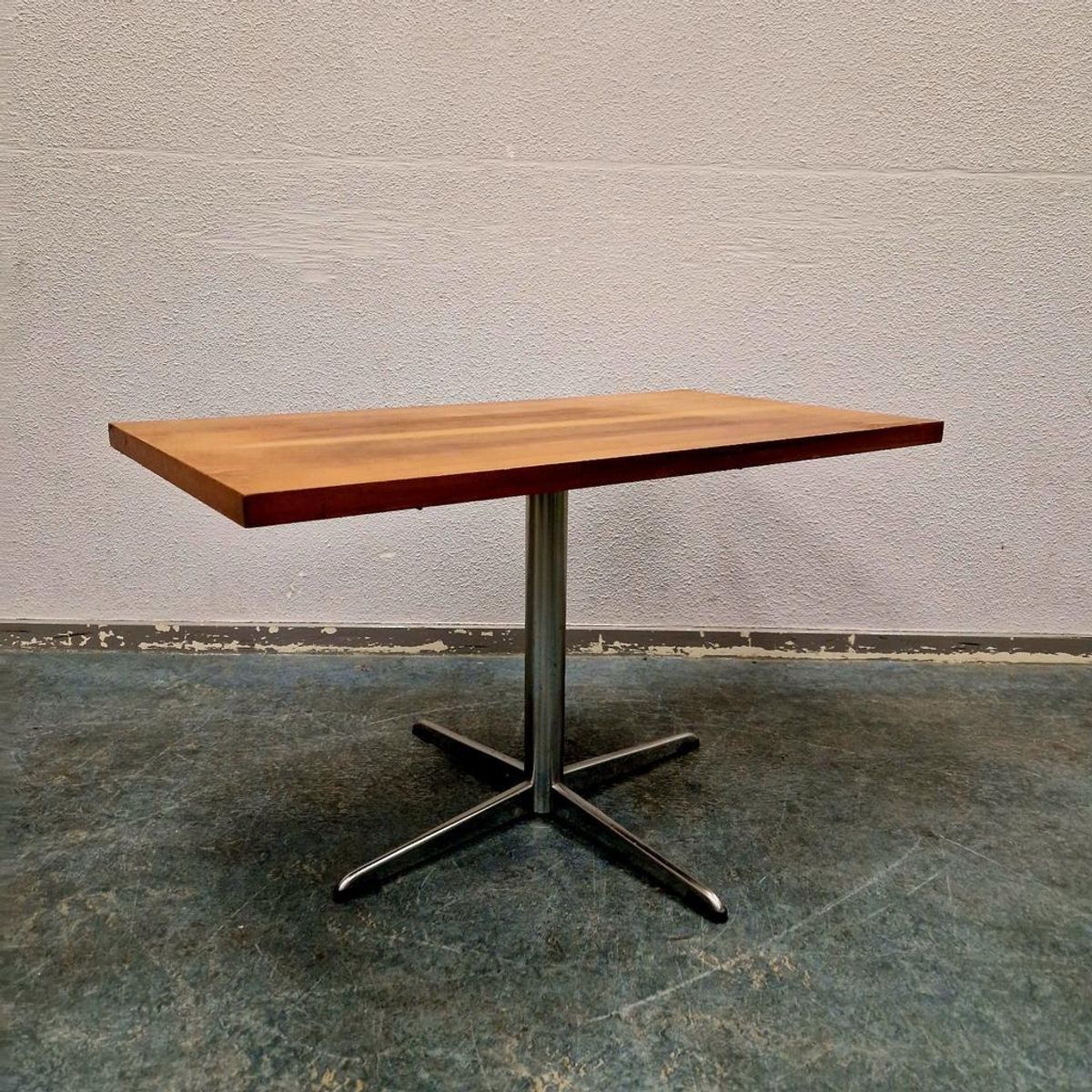 60's Vintage Draaibare Bijzettafel Tv Kastje Audio Meubel image 3