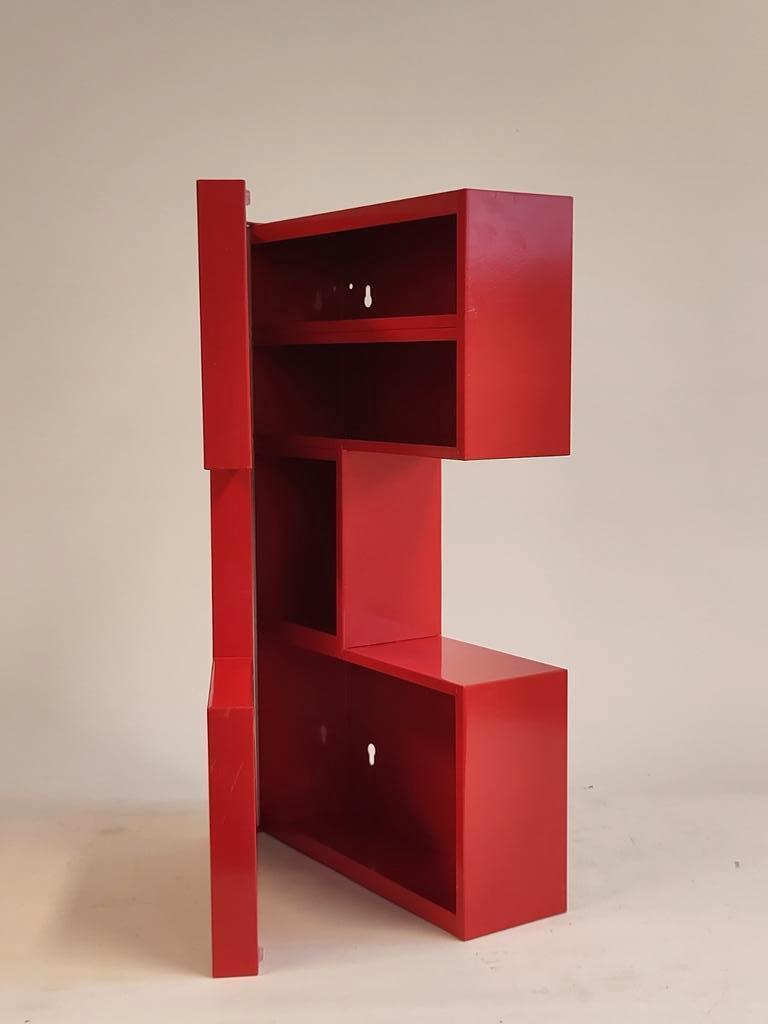 Vintage IKEA Metalen Kastje Atron Wandkastjes Metaal Kast image 10