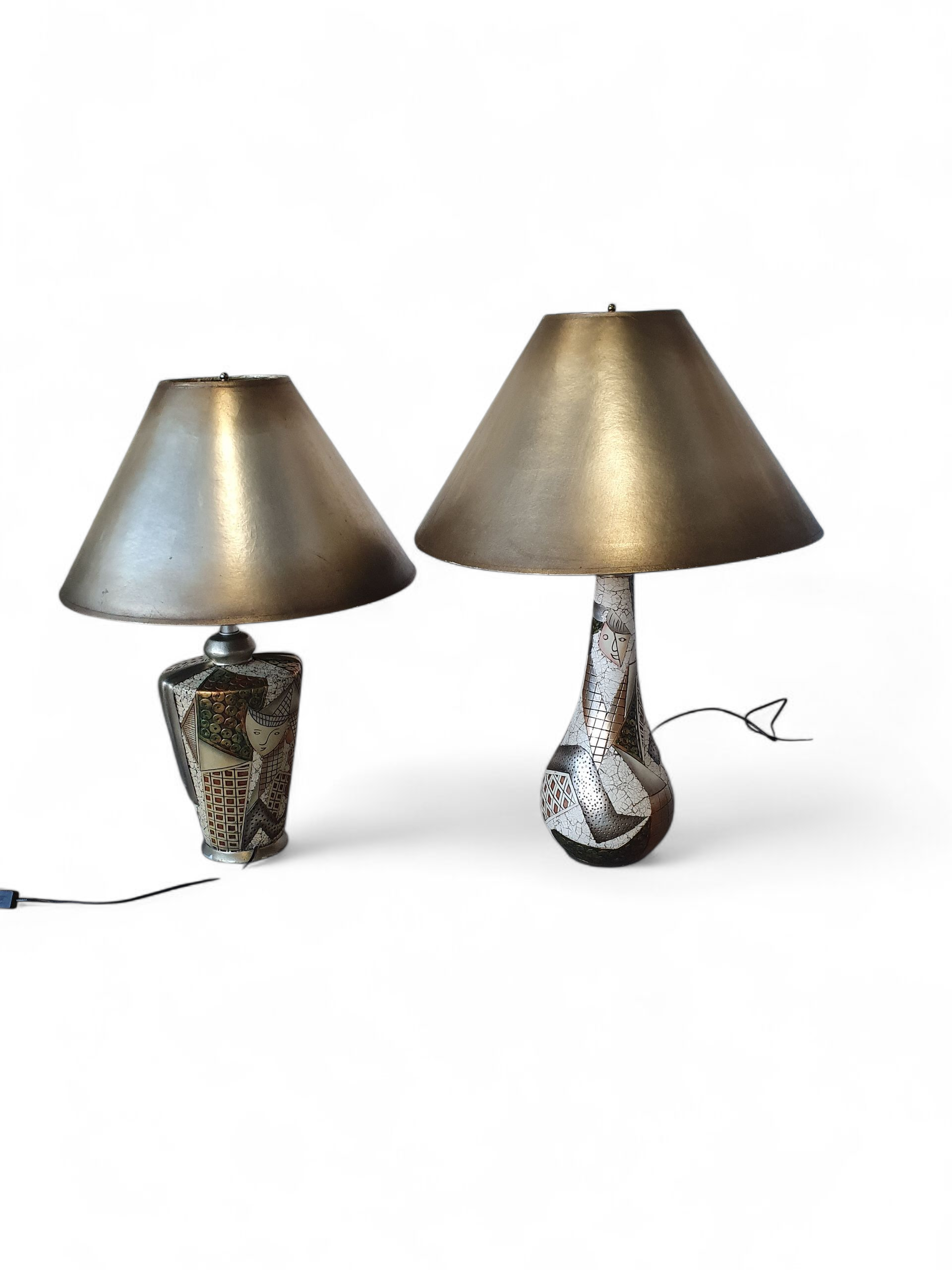 Alexander Kalifano / Modern Impressionist Art Vase Lamps / Circa 1980s image 10