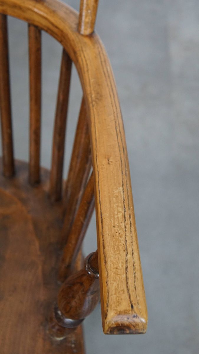 Leuke En Tijdloze Set Van 4 Antieke Engelse Windsor Stickback Chairs Uit De 19e image 14