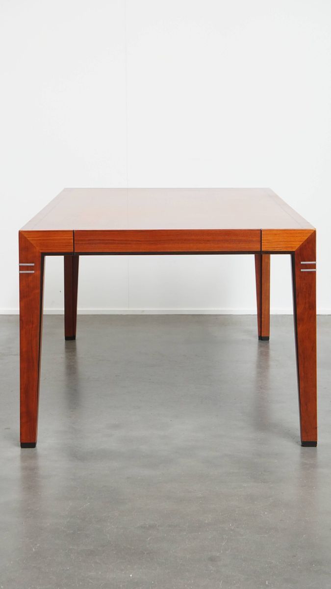 Prachtige Art Deco Set Bestaande Uit Een Eettafel En 4 Eetkamerstoelen Van Schuitema image 5