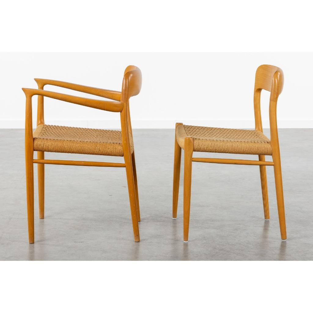 Set Van 8 Stoelen Niels Moller Voor Mollers Mobelfabrik image 12