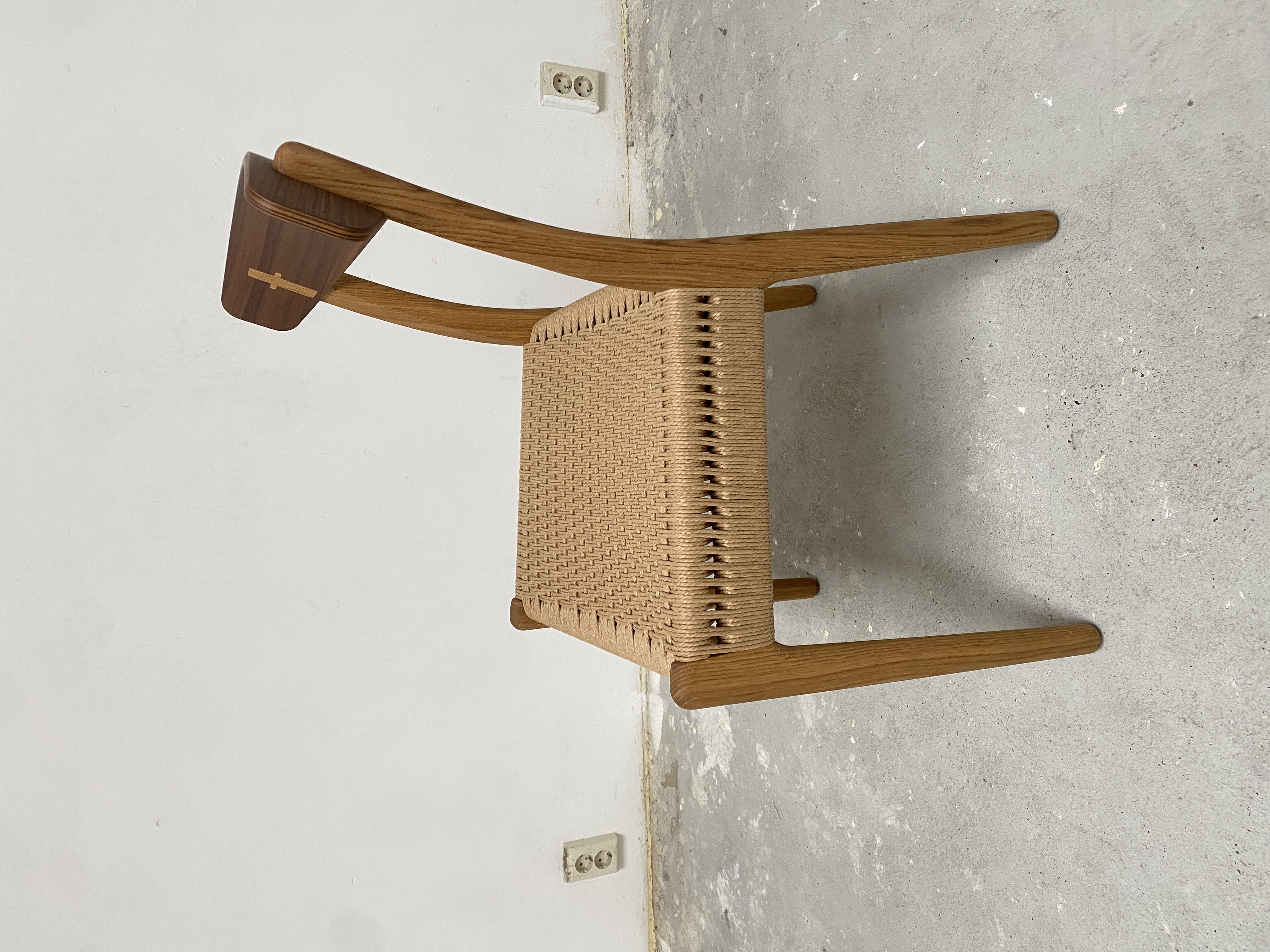 Carl Hansen & Sonch23 Stoel Walnut Oil/natural Paper Cord/oak Cover Cap image 4