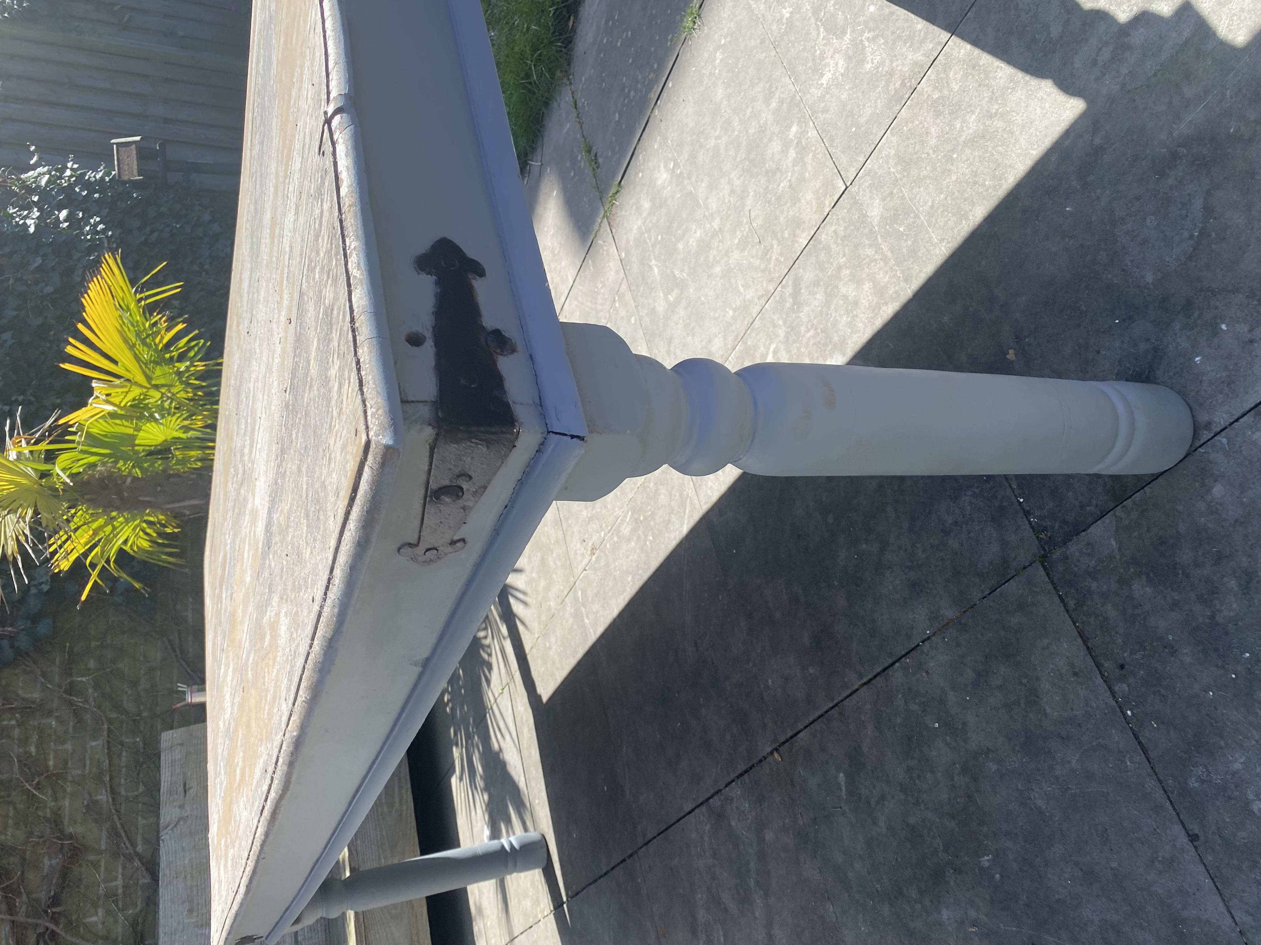 Massief Houten Tafel Met Afschroefbare Poten image 2