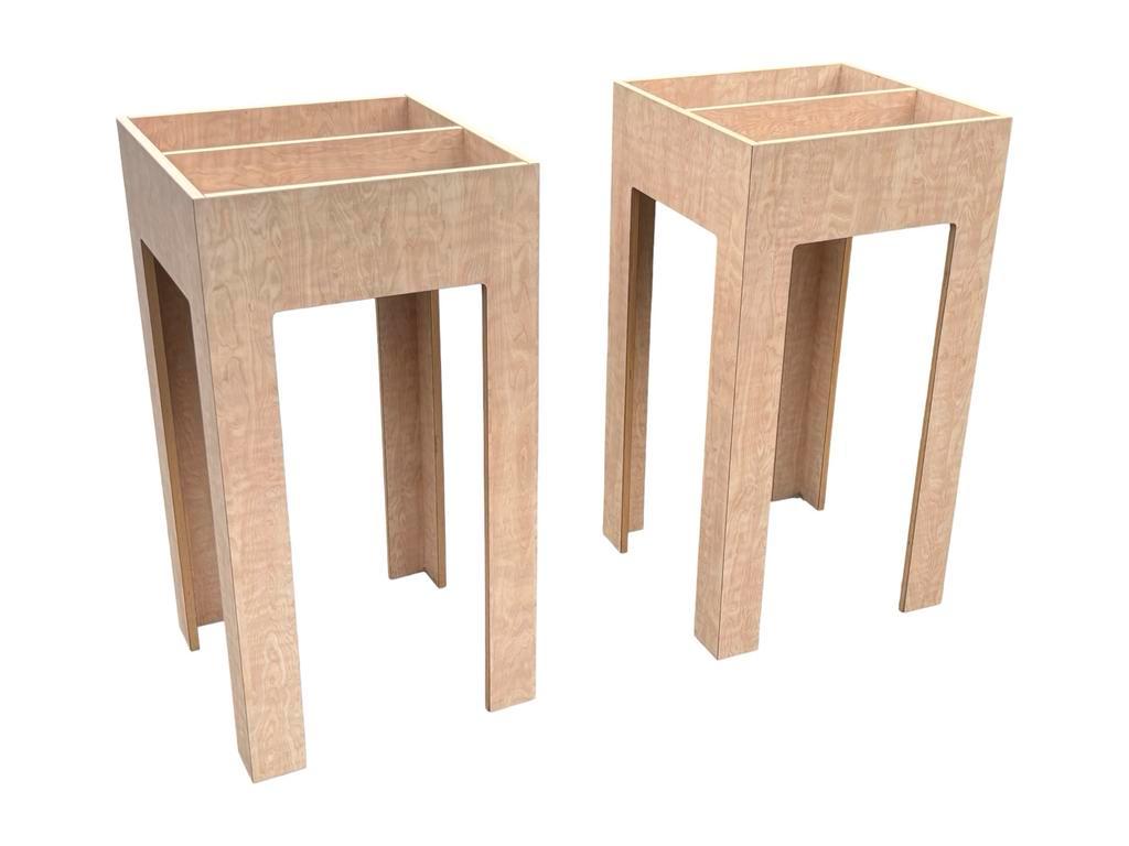 Houten Tafel Opbergmeubek Lp Cd Boelen - Uniek Design image 13