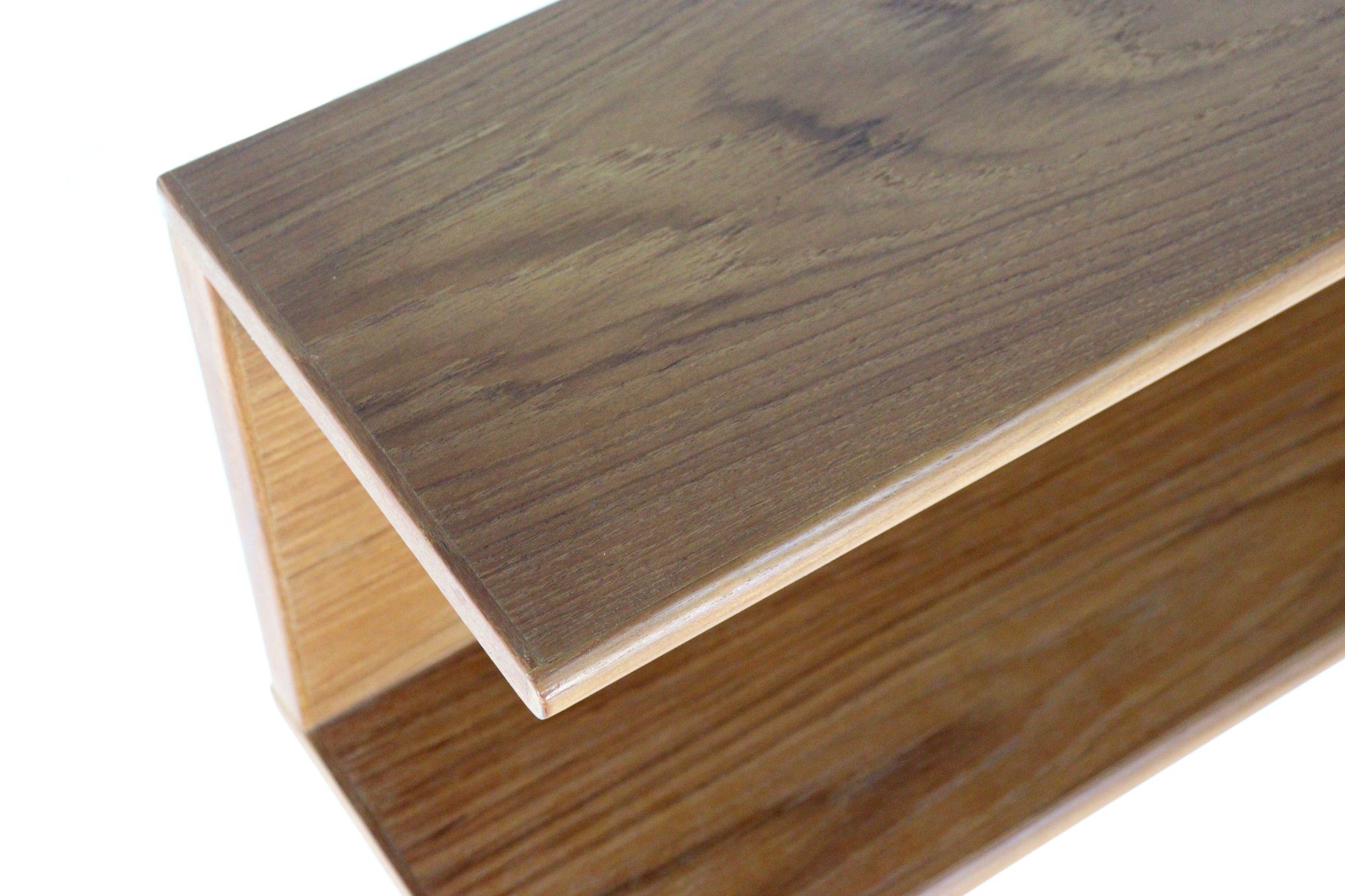 Deens Massief Teak Wandplank Vintage image 7