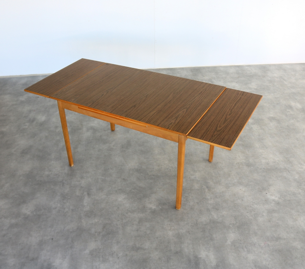 Vintage Eettafel | Tafel | Jaren 60 | Uitschuifbaar | Zweeds image 8