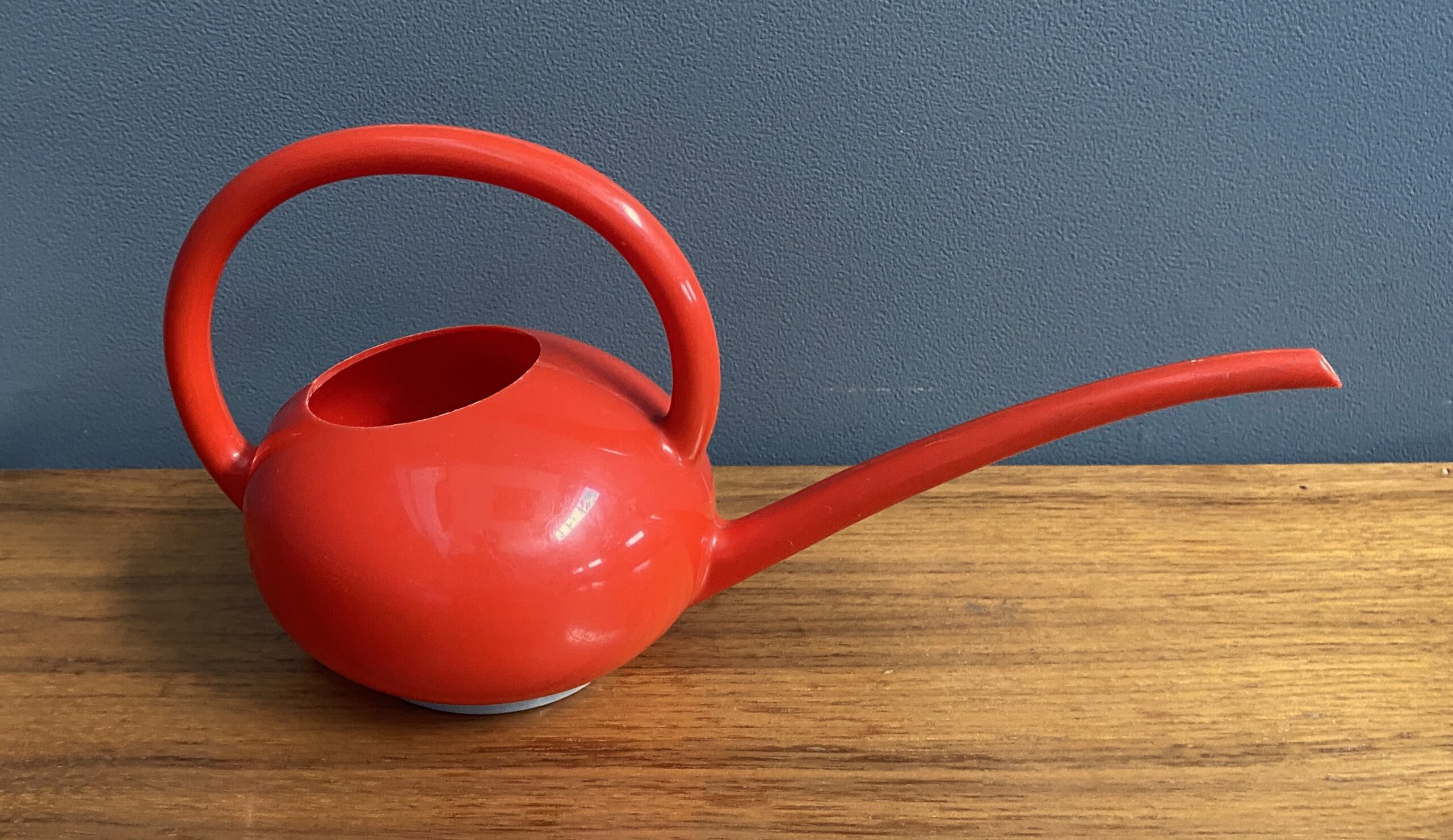 Red Plastic Watering Can 1960S image 8